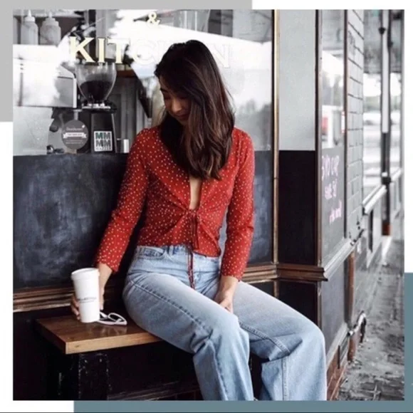 Realisation Par Bianca Star Tie Silk Top - Picture 10 of 16